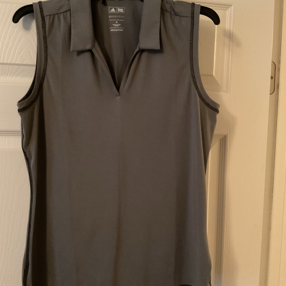 Adidas Gray Sleeveless Tank Top